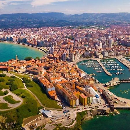 Apartamento Viendo Montanas A 700M De La Playa Gijón Exterior foto